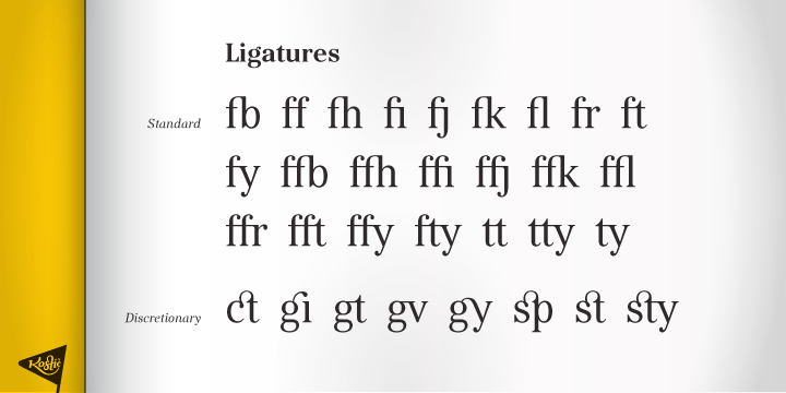 Przykładowa czcionka Kostic Serif #5